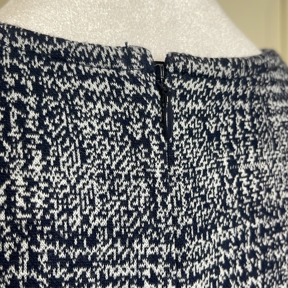 41 Hawthorn Knit A-Line Navy Stretch Size XL Navy Blue/White Pockets Long Sleeve - Picture 10 of 14